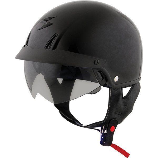 Black s scorpion exo exo-c110 half helmet