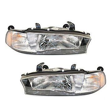 New headlight headlamp assembly pair set driver+passenger side left+right w/bulb