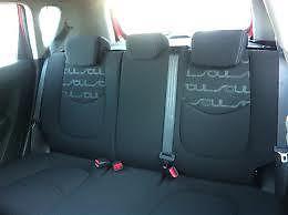 Kia soul oem factory original seat covers 2011-2013 black/ soul written on seat