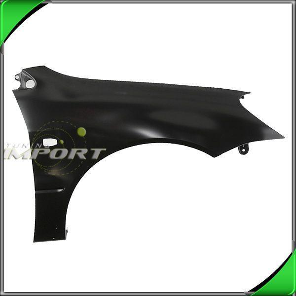 2002-2006 lancer ralliart right front fender primered black steel abs wagon rh