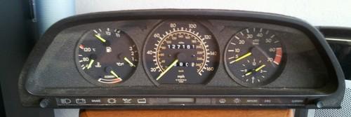 1985-86-87-88-89 mercedes 420 sel 550 sel cluster 126k low miles