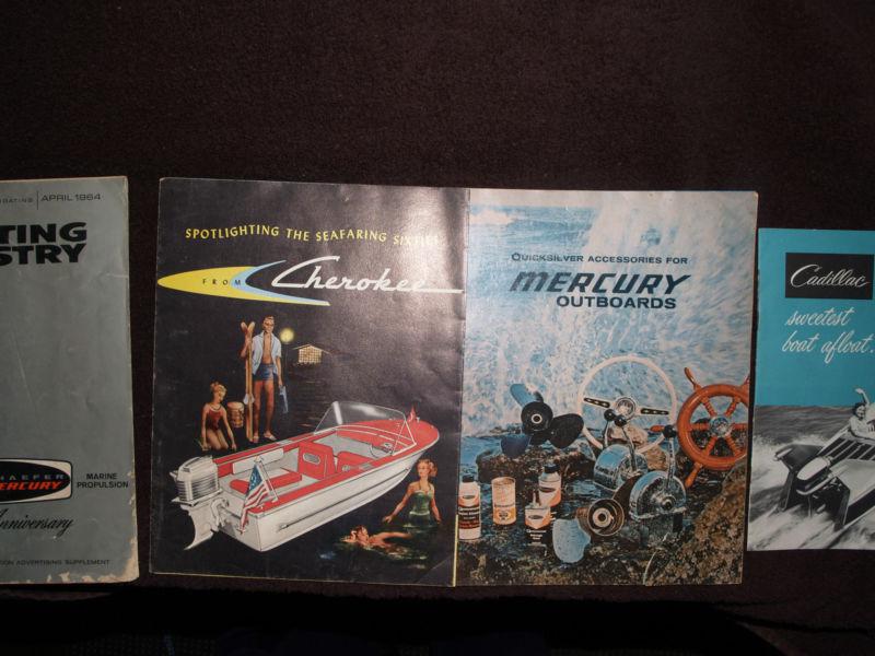 Vintage mercury boating parts catalog, advertisment and marine supplies catalog
