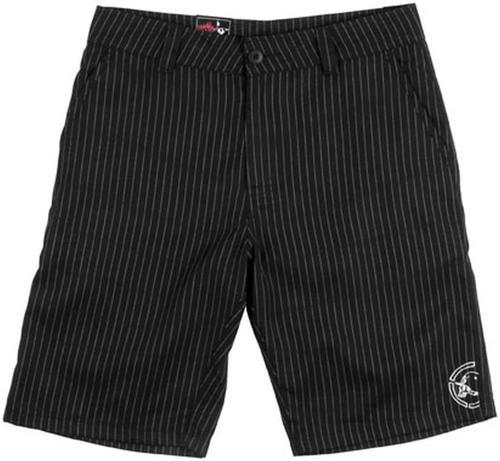 New msr metal mulisha gravel adult cotton/poly shorts, black, us-28