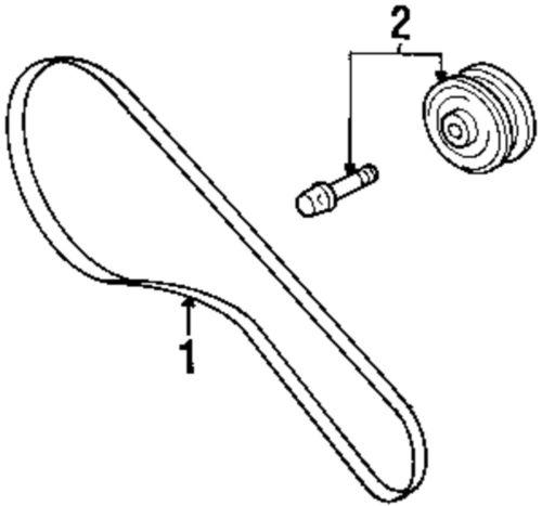 Toyota oem 9936391120 serpentine belt/fan belt/serpentine belt