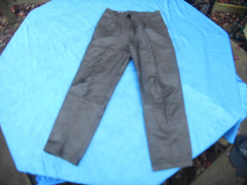 Vintage wilson's motorcycle leather pants made in usa! size 32x28 worn twice!