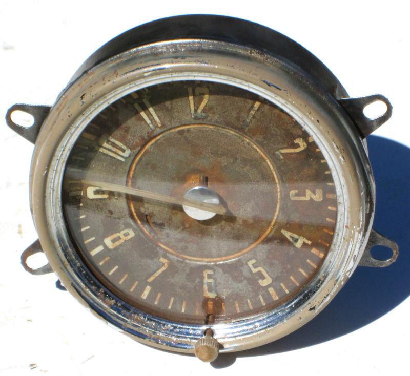 1942 1946 1947 1948 chevy dash clock / lux / untested / needs work