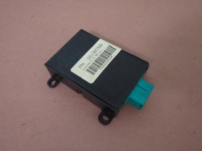 Anti theft security deterrent passkey control module #16192760