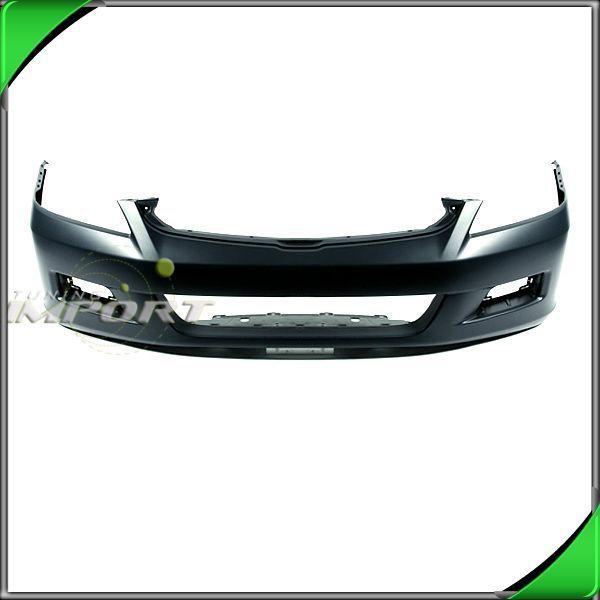 06-07 accord 4dr front bumper cover replacement plastic primed capa certified