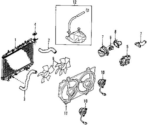 Infiniti 2120060j00 genuine oem factory original thermostat