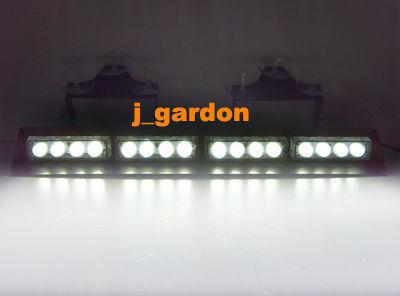 16 led white light 3w windshield emergency light strobe light lightbar jn16-3w