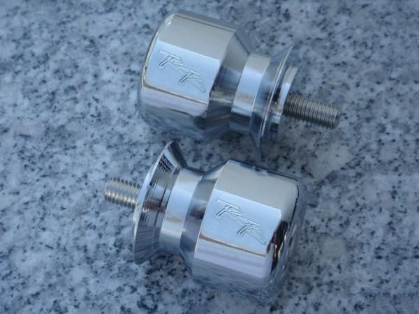 Honda cbr 600rr 954rr 1000rr chrome swingarm sliders