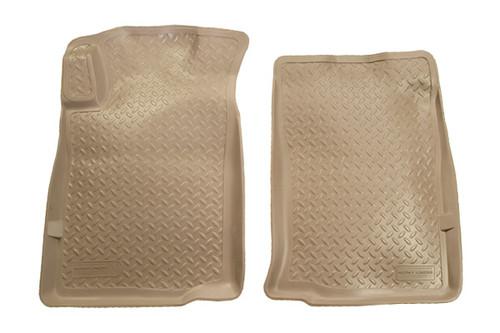 Husky liners 35473 05-08 toyota tacoma tan custom floor mats 1st row