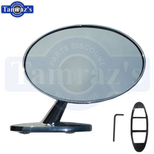 70-72 cutlass 442 s chrome round outside door mirror rh