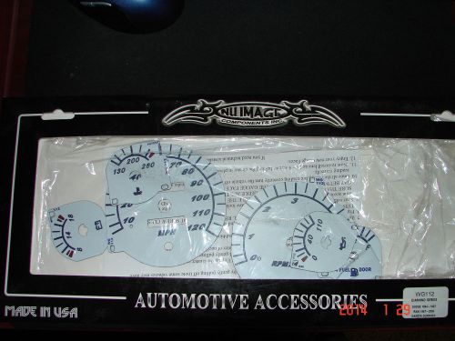 Nu image gauge white face gauges 94-97 dodge ram wg112