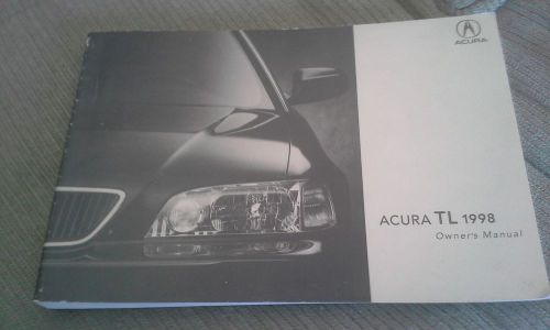 1998 acura tl owners manual