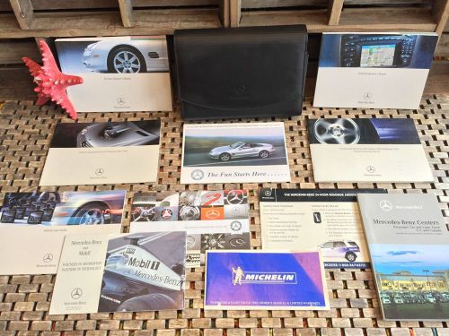 2003 mercedes sl500 sl55 amg owners manual + navigation book &#034;no longer n print&#034;