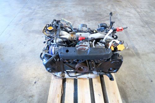 Jdm 02-05 subaru forester ej205 2.0l quad cam avcs turbo engine impreza wrx ej20