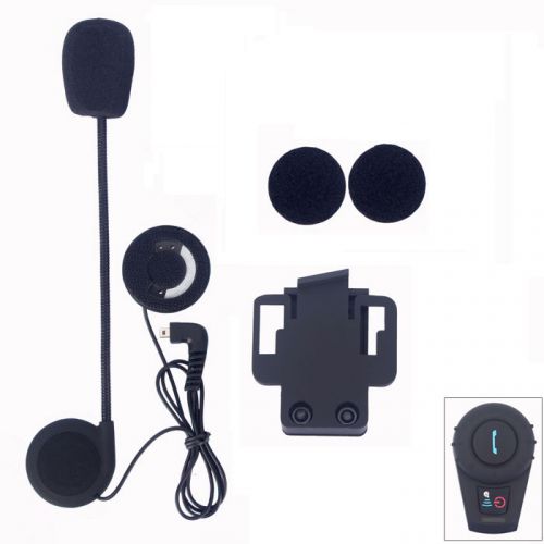 Stereo headset speaker+clip for fdc 500m bluetooth helmet intercom system