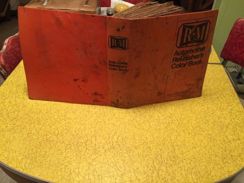 R-m automotive refinished color book