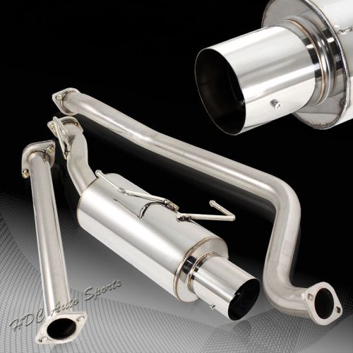 For 2002-2006 nissan sentra 4&#034; tip stainless racing catback exhaust muffler kit