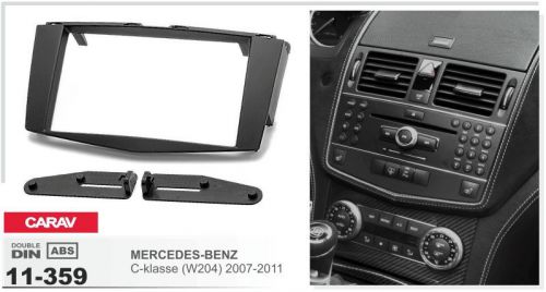 Carav 11-359 2din car radio dash kit panel mercedes-benz c-class w204 2007-2011