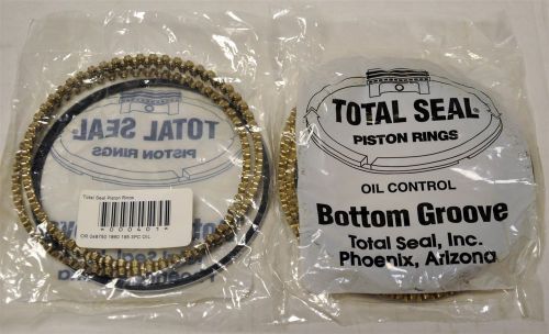 Total seal 000401 3 piece oil ring 4.880&#034; bore 3/16 height .195&#034; width 8 pack