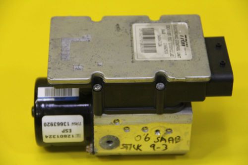 2006 06 saab 9-3 9 3 abs pump module anti lock brake unit 12801324  13663920 oem