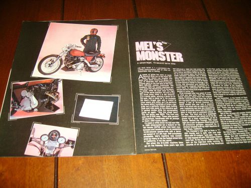 1969 honda cb750 mel mandel gs1100 turbocharged  ***original 1984 article***