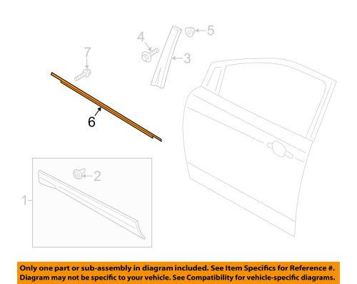 Ford oem 13-15 escape-door moulding-belt molding right cj5z7821452b