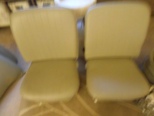 Early bug seats,front and rear, recovered- never used, nice
