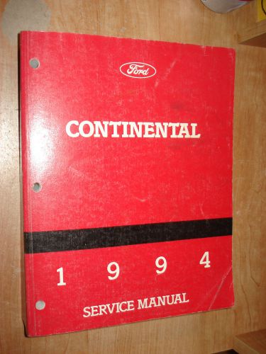 1994 lincoln continental shop manual service book oem repair