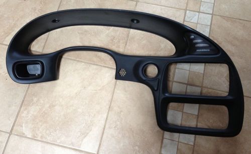 00-04  pontiac bonneville( black) cluster radio dash bezel trim   oem