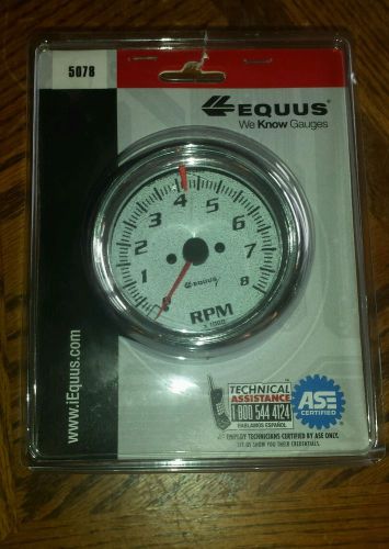 I equus 5078 3-3/8&#034; chrome tachometer