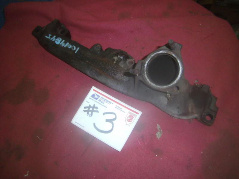 79 80 81 trans am 301 turbo exhaust manifold 10014845 left side flange parts fix