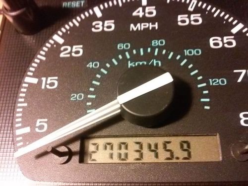 1992 - 1996   ford e150 e250 e350 bronco psom 270345 miles speedometer gauge