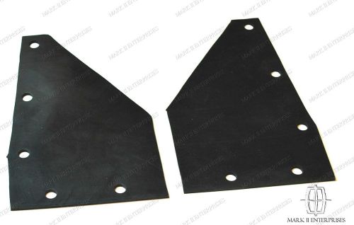 1956-57 continental mark ii rubber mud guards below rear bumper pair free ship