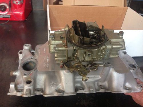 Gm intake #3933163 carb #3959164 ge bbc chevy copo factory match 69 camaro