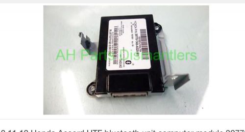 10 11 12 honda accord htf bluetooth unit computer module 39770-ta0-a02 hfl oem