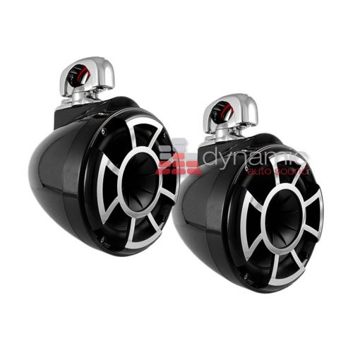 Wet sounds rev8b-sc revolution 8&#034; efg swivel clamp marine tower speakers new