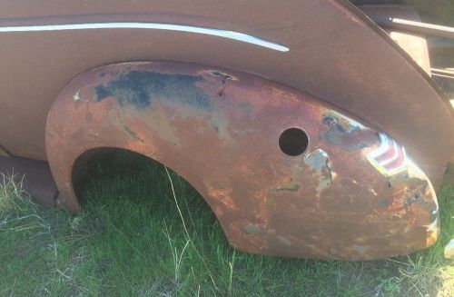 1940 ford deluxe driver side rear fender original {free u.s. shipping}