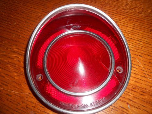 Oem -dated 1968- chevrolet corvette tail light lens