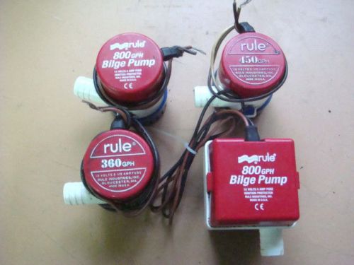 4 rule marine bilge pumps