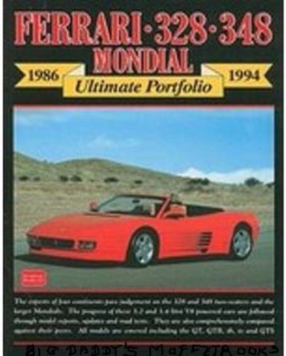 Ferrari  328 348 mondial  ultimate portfolio 1986- 1994 new book on sale