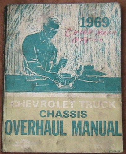 1969 chevrolet truck chassis overhaul manual