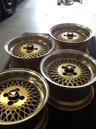 Buy Enkei 92 Wheels Rims 4x100 25 Offset Classic Gold Jdm Honda Civic