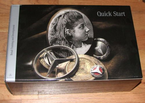 2004 mercedes benz salesmans presentation guide dealer sales catalog w quick tip