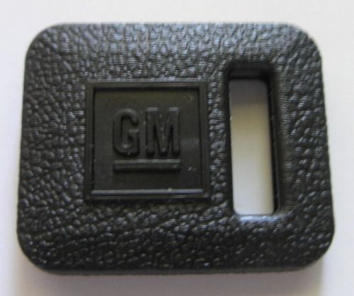 Gm black plastic ignition key cover for chevrolet, olds, pontiac, buick, 1968-88