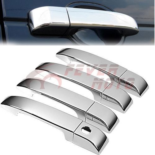 8x car chrome door handle cover trim for 2003-2009 land rover range rover hse fm