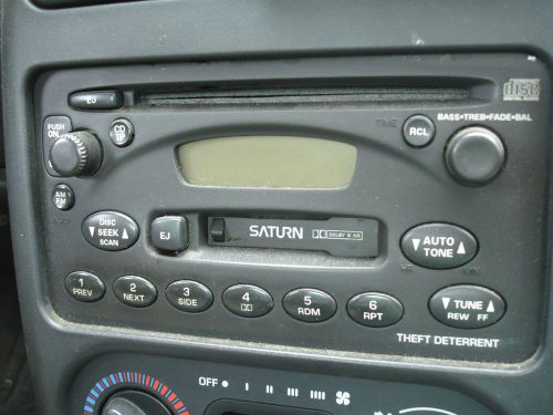 Am / fm / cd / cassette stereo for  1996-2001  for saturn sc2