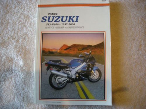 Clymer m331, suzuki gsx-r600 manual